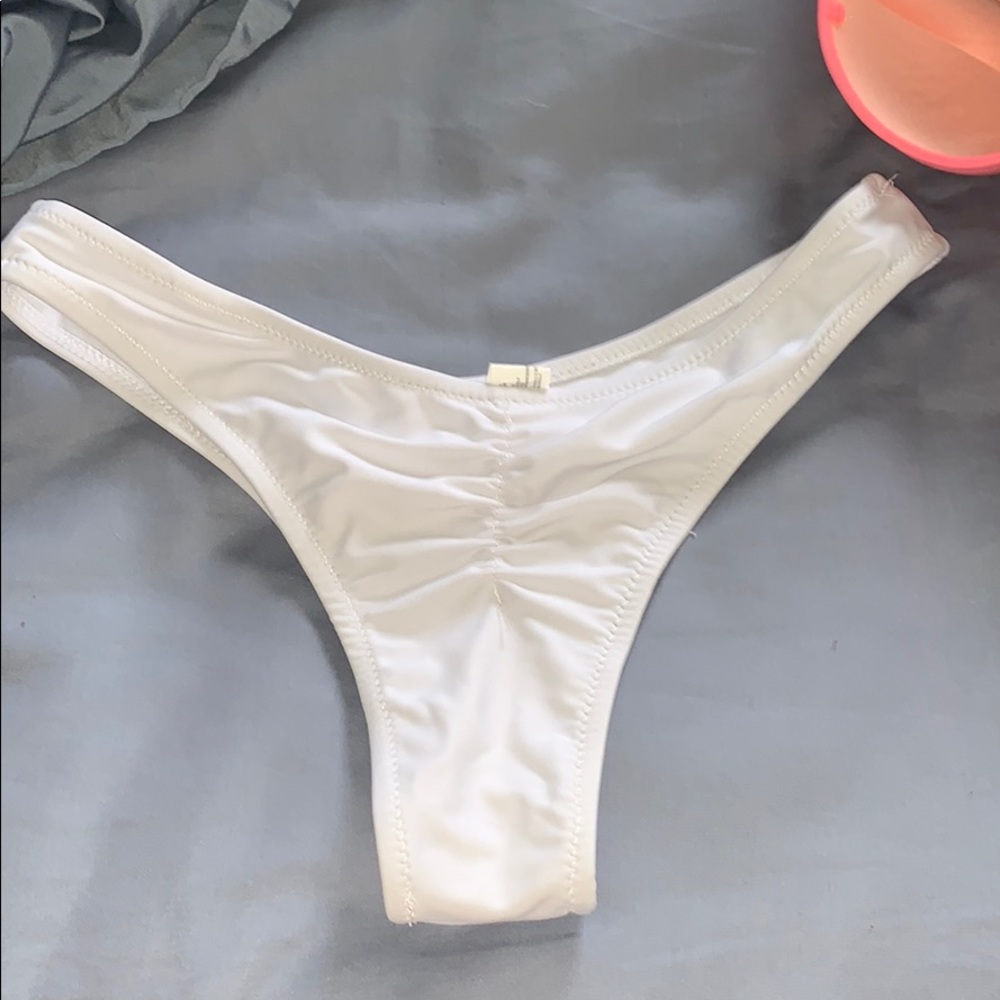White Zaful Bikini Bottoms